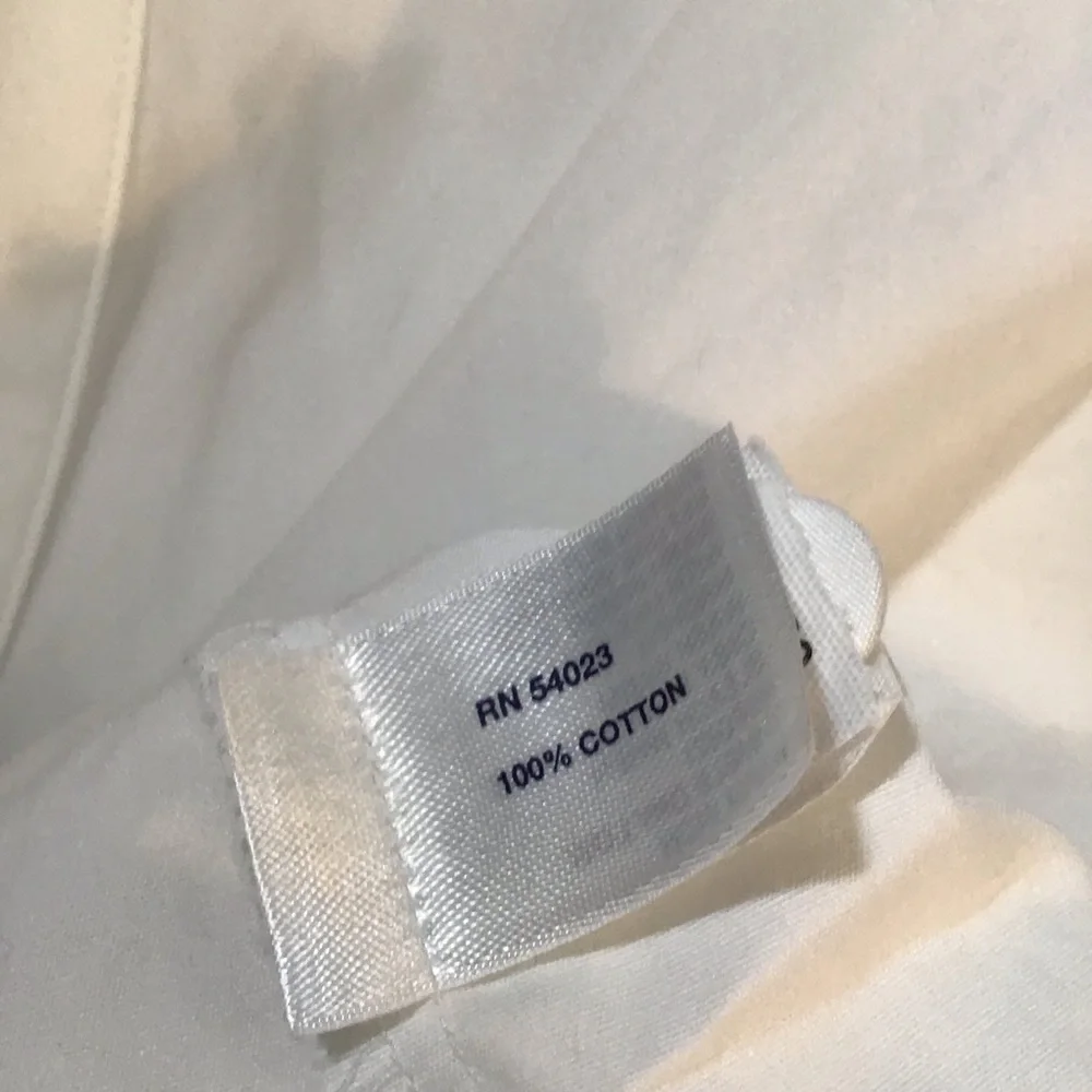 Gap White Cotton Bow Front Blouse Sz.‎ M - Picture 4 of 4